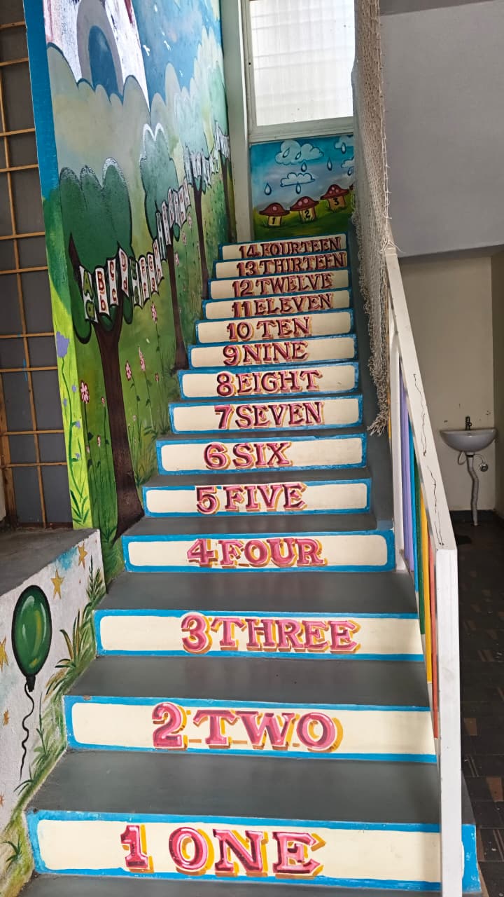 Stairwell Safety Nets & Learning Steps